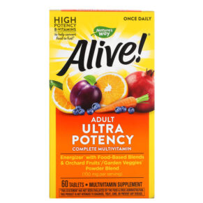 Nature's Way Alive! Adult Ultra Potency Complete Multivitamin 60 viên 033674156797
