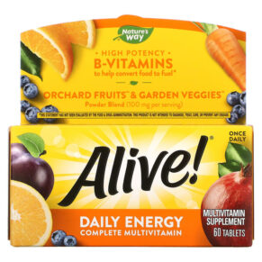 Nature's Way Alive! Daily Energy Complete Multivitamin 60 viên 033674601921