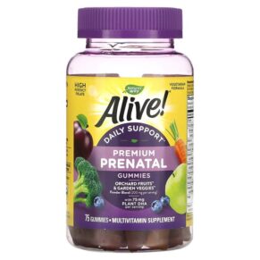 Nature's Way Alive! Daily Support Premium Prenatal Strawberry & Lemon 75 viên 033674104828