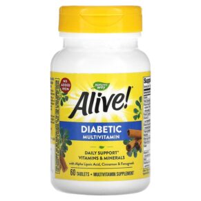 Nature's Way Alive! Diabetic Multivitamin 60 viên 033674123713