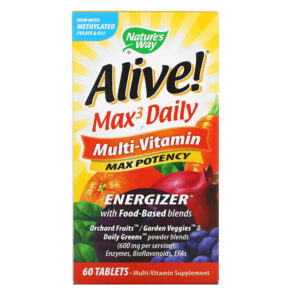 Nature's Way Alive! Max3 Daily Multi-Vitamin 60 viên 033674149263