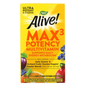 Nature's Way Alive! Max3 Potency Multivitamin 90 viên 033674149270