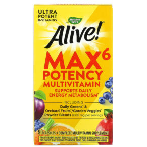 Nature's Way Alive! Max6 Potency Multivitamin 90 viên 033674150900