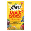 Nature's Way Alive! Max6 Potency Multivitamin No Added Iron 90 viên 033674150924