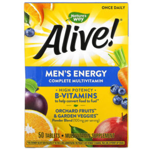 Nature's Way Alive! Men's Energy Complete Multivitamin 50 viên 033674136607