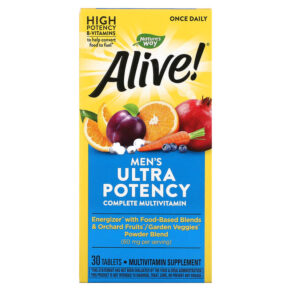Nature's Way Alive! Men's Ultra Potency Complete Multivitamin 30 viên 033674158913