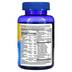 Nature's Way Alive! Teen Complete Multi for Him Fruit Punch 50 Gummies 033674133101