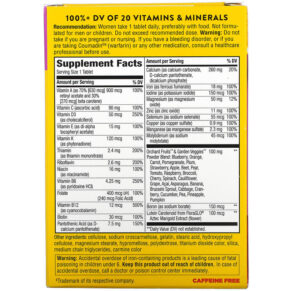 Nature's Way Alive! Women's Energy Complete Multivitamin 50 Tablets 033674136638