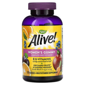 Nature's Way Alive! Women's Gummy Complete Multivitamin Mixed Berry 130 viên 033674115367