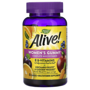 Nature's Way Alive! Women's Gummy Complete Multivitamin Mixed Berry Flavor 60 viên 033674159033
