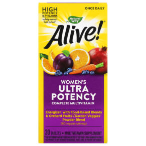 Nature's Way Alive! Women's Ultra Potency Complete Multivitamin 30 viên 033674158906