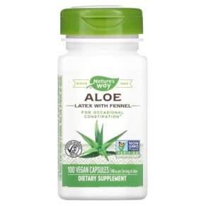 Nature's Way Aloe Latex + Fennel 140 mg 100 viên 033674101506