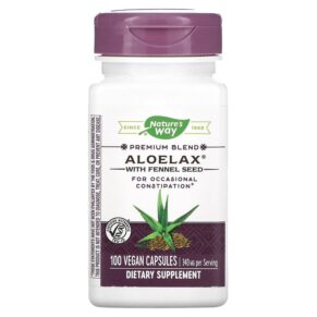 Nature's Way Aloelax + Fennel Seed 340 mg 100 viên 033674009000