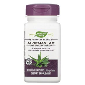 Nature's Way AloeMaxLax + Cascara Sagrada 360 mg 100 viên 033674001424