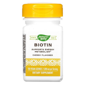 Nature's Way Biotin Cherry 1.000 mcg 100 viên 033674404508