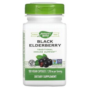 Nature's Way Black Elderberry 575 mg 100 viên 033674124406