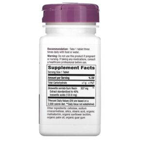 Nature's Way Boswellia 307 mg 60 Tablets 033674644003