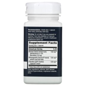 Nature's Way Brain Health Clear Thinking 40 Capsules 033674136904