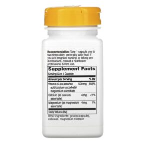 Nature's Way Buffered C-500 500 mg 100 Capsules 033674403204