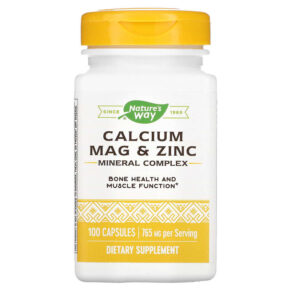 Nature's Way Calcium Mag & Zinc Mineral Complex 765 mg 100 viên 033674414101