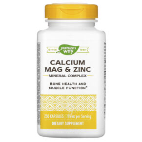 Nature's Way Calcium Mag & Zinc Mineral Complex 765 mg 250 viên 033674414118
