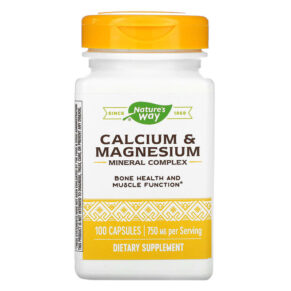 Nature's Way Calcium & Magnesium Mineral Complex 250 mg 100 viên 033674413104
