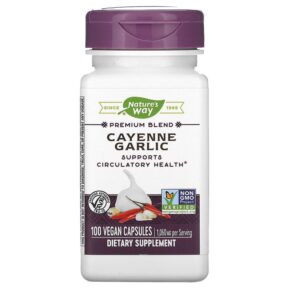 Nature's Way Cayenne Garlic 1.060 mg 100 viên 033674003206