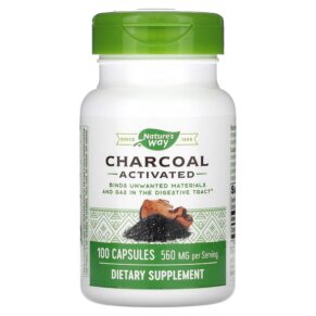 Nature's Way Charcoal Activated 280 mg 100 viên 033674020708