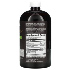 Nature's Way Chlorofresh Liquid Chlorophyll Mint 132 mg 16 fl oz (473.2 ml) 358008035013