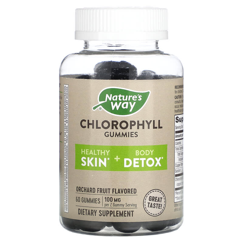 Nature's Way Chlorophyll Orchard Fruit 50 mg 60 viên 033674142608