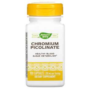 Nature's Way Chromium Picolinate 200 mcg 100 viên 033674410318