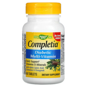 Nature's Way Completia Diabetic Multi-Vitamin 60 viên 033674149232