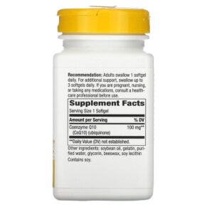 Nature's Way CoQ10 100 mg 120 Softgels 763948062027