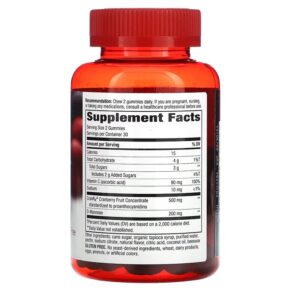 Nature's Way CranRx Urinary Health BioActive Cranberry 60 Gummies 033674104859