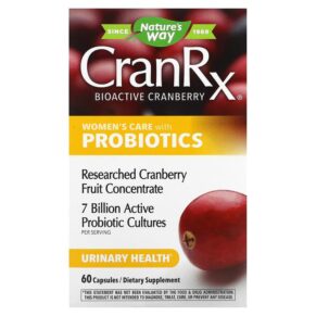 Nature's Way CranRx Women's Care + Probiotics 60 viên 033674118610