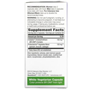 Nature's Way DIM-plus Estrogen Metabolism 120 Vegetarian Capsules 033674148501