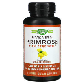 Nature's Way Evening Primrose Max Strength 1.300 mg 60 viên 033674154182