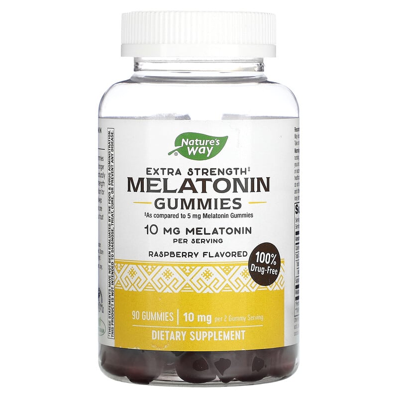 Nature's Way Extra Strength Melatonin Raspberry 5 mg 90 viên 033674139820
