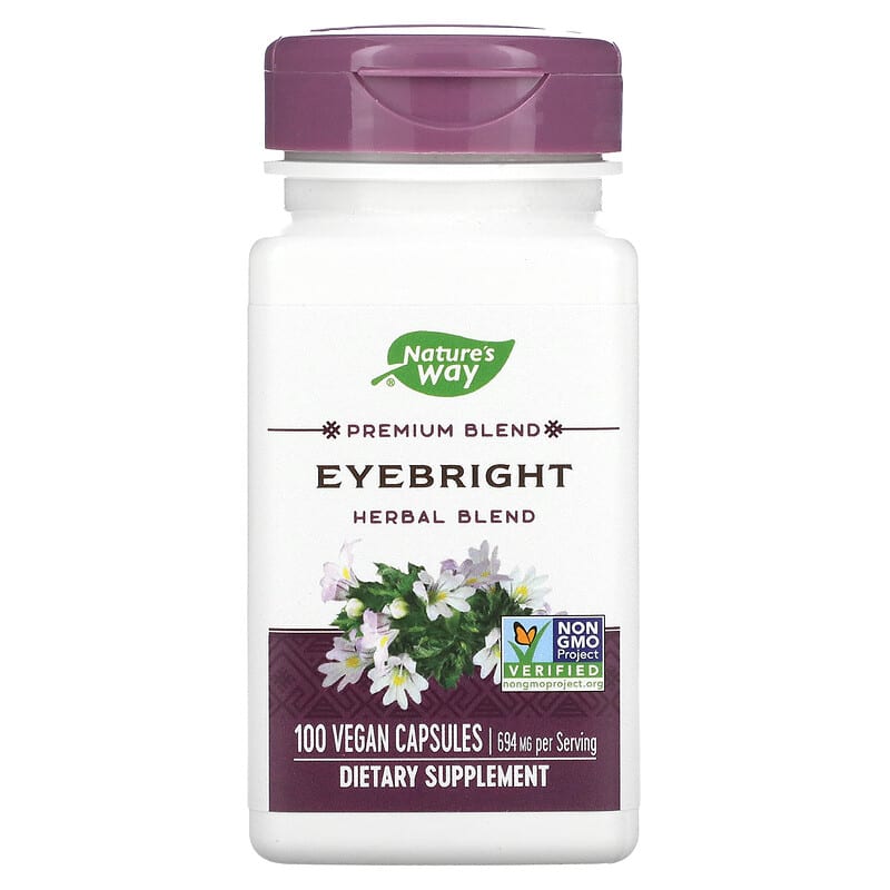 Nature's Way Eyebright Herbal Blend 347 mg 100 Vegan Capsules 1 Nature's Way Eyebright Herbal Blend 347 mg 100 viên 033674003800