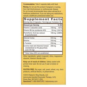Nature's Way Fatigued to Fantastic! Adrenal Stress End 60 Capsules 763948040353