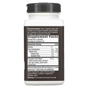 Nature's Way Fiber Fusion Daily 3.1 g 150 Vegan Capsules 763948084524