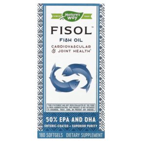 Nature's Way Fisol Fish Oil 180 viên 033674153345