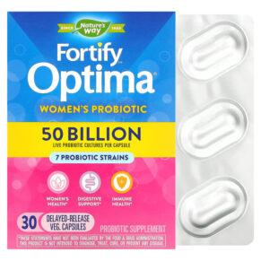 Nature's Way Fortify Optima Women's Probiotic 50 Billion 30 Delayed Release Veg. viên 033674103364