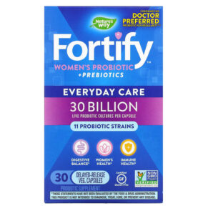 Nature's Way Fortify Women's Probiotic + Prebiotics Everyday Care 30 Billion 30 viên 033674102954