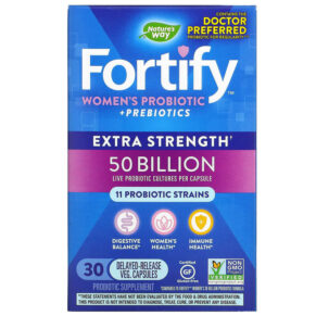 Nature's Way Fortify Women's Probiotic + Prebiotics Extra Strength 50 Billion 30 viên 033674115817