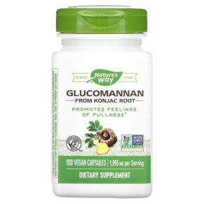 Nature's Way Glucomannan from Konjac Root 665 mg 100 viên 033674136751