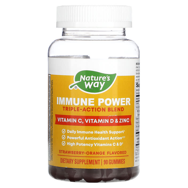 Nature's Way Immune Power Triple-Action Blend Strawberry-Orange 90 viên 033674142622