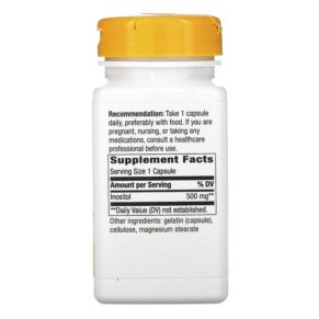Nature's Way Inositol 500 mg 100 Capsules 033674404614