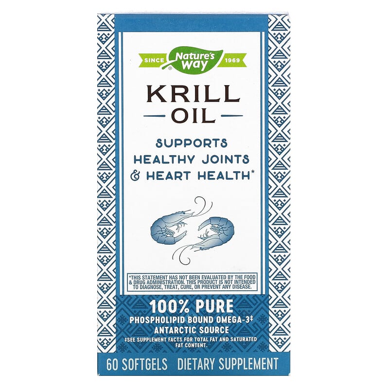 Nature's Way Krill Oil 60 Softgels 1 Nature's Way Krill Oil 60 viên 033674154328