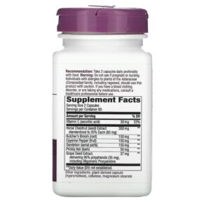 Nature's Way Leg Veins Premium Blend 120 Vegan Capsules 033674153352